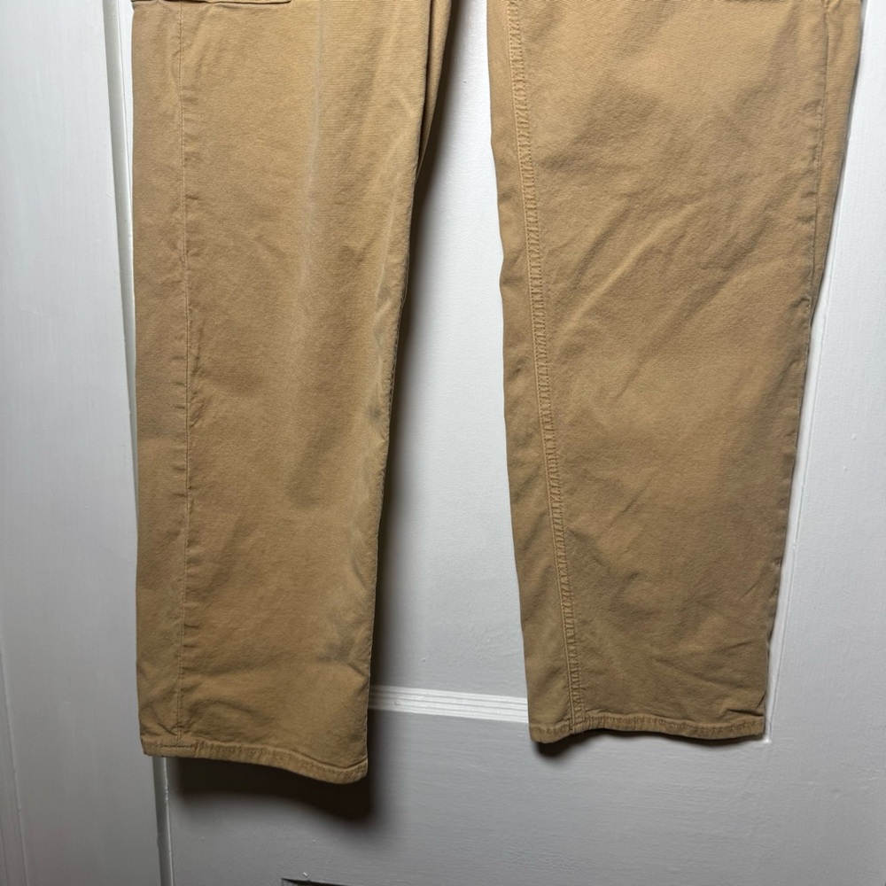 American Eagle Stretch Cargo Straight Pant Khaki 8 Long - Picture 8 of 15